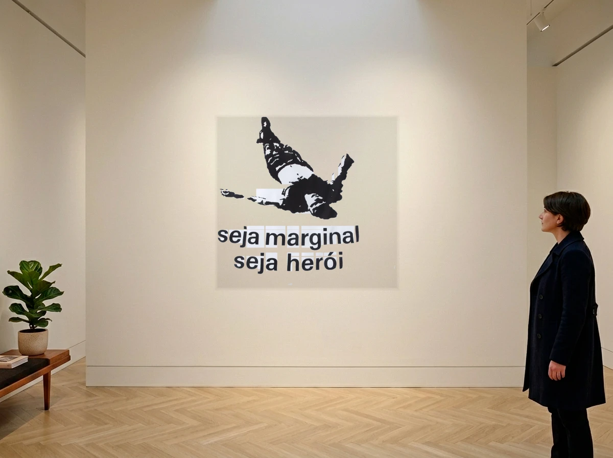 Hélio Oiticica - Be Marginal - Be A Hero in room