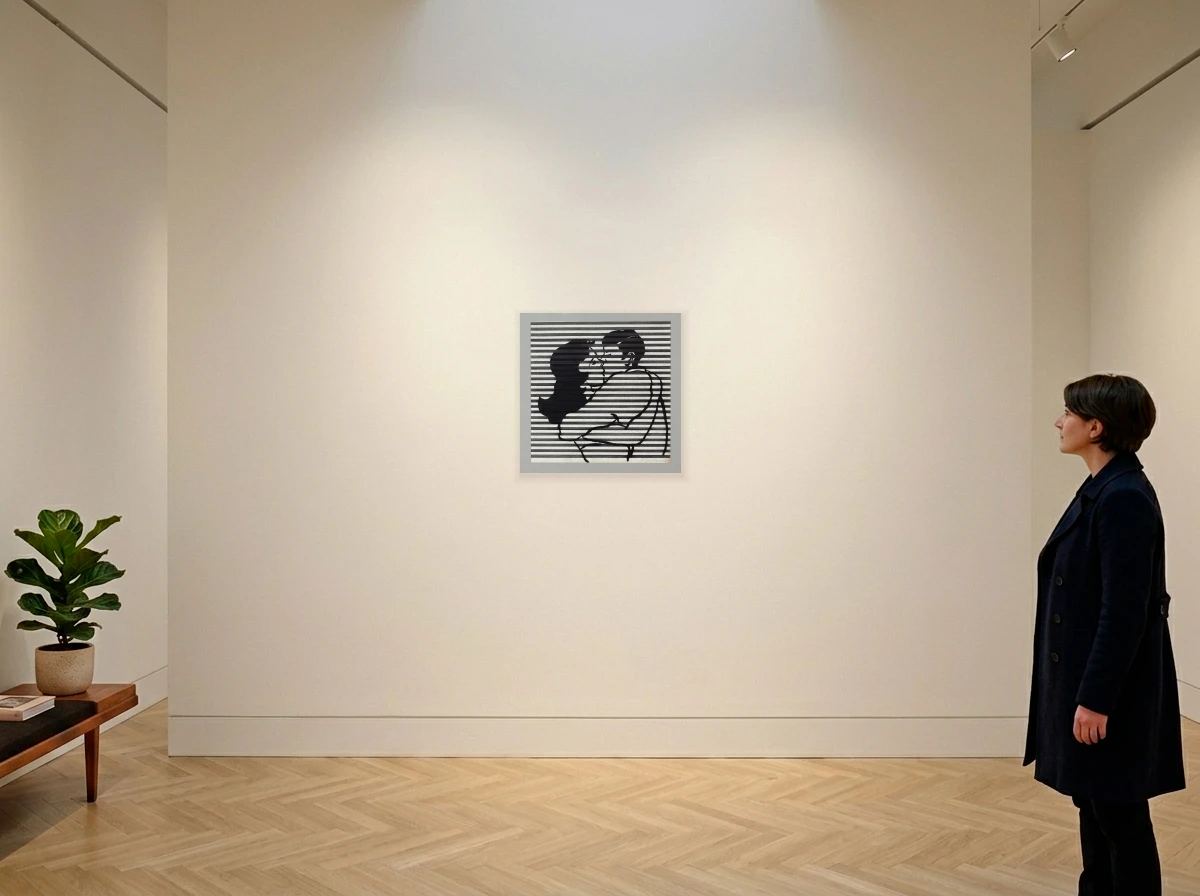 Rubens Gerchman - Beijo no ambiente