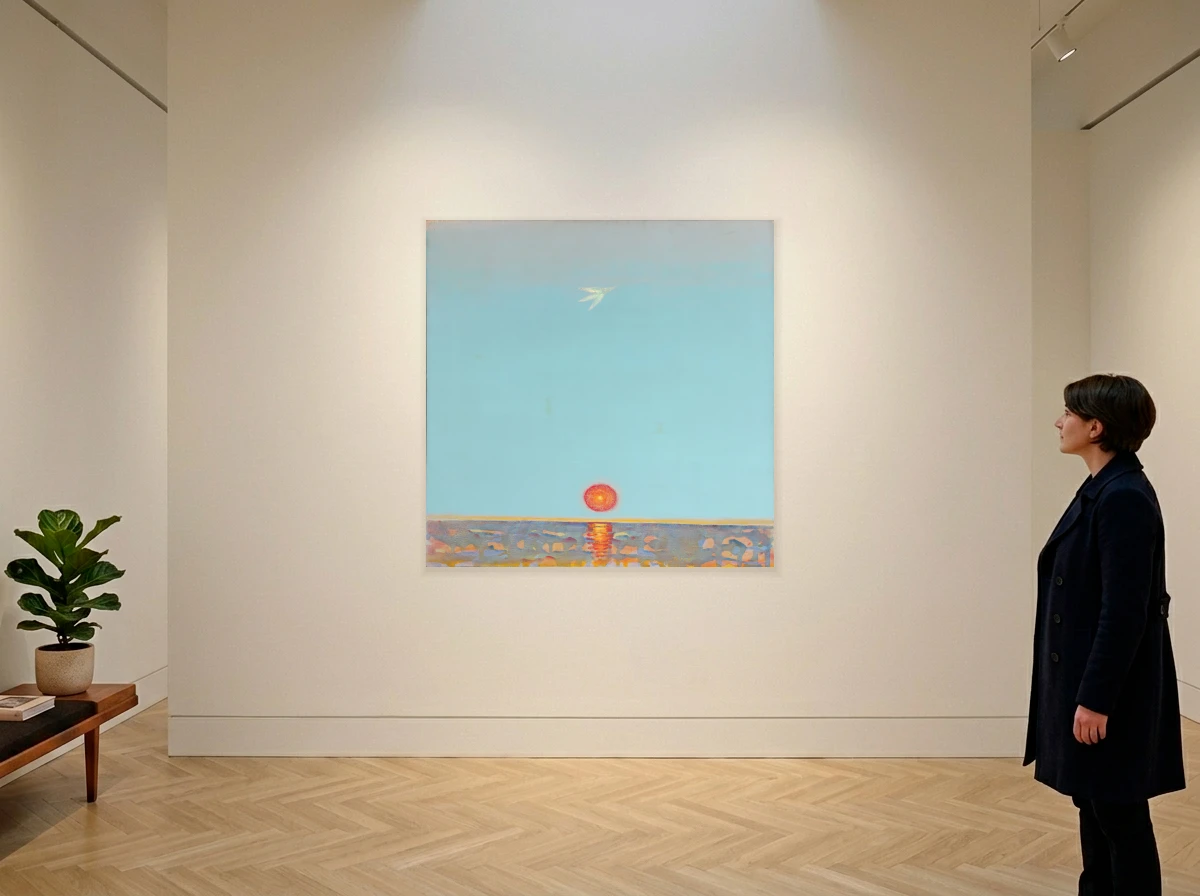 Taro Kaneko - Landscape With Sun in room