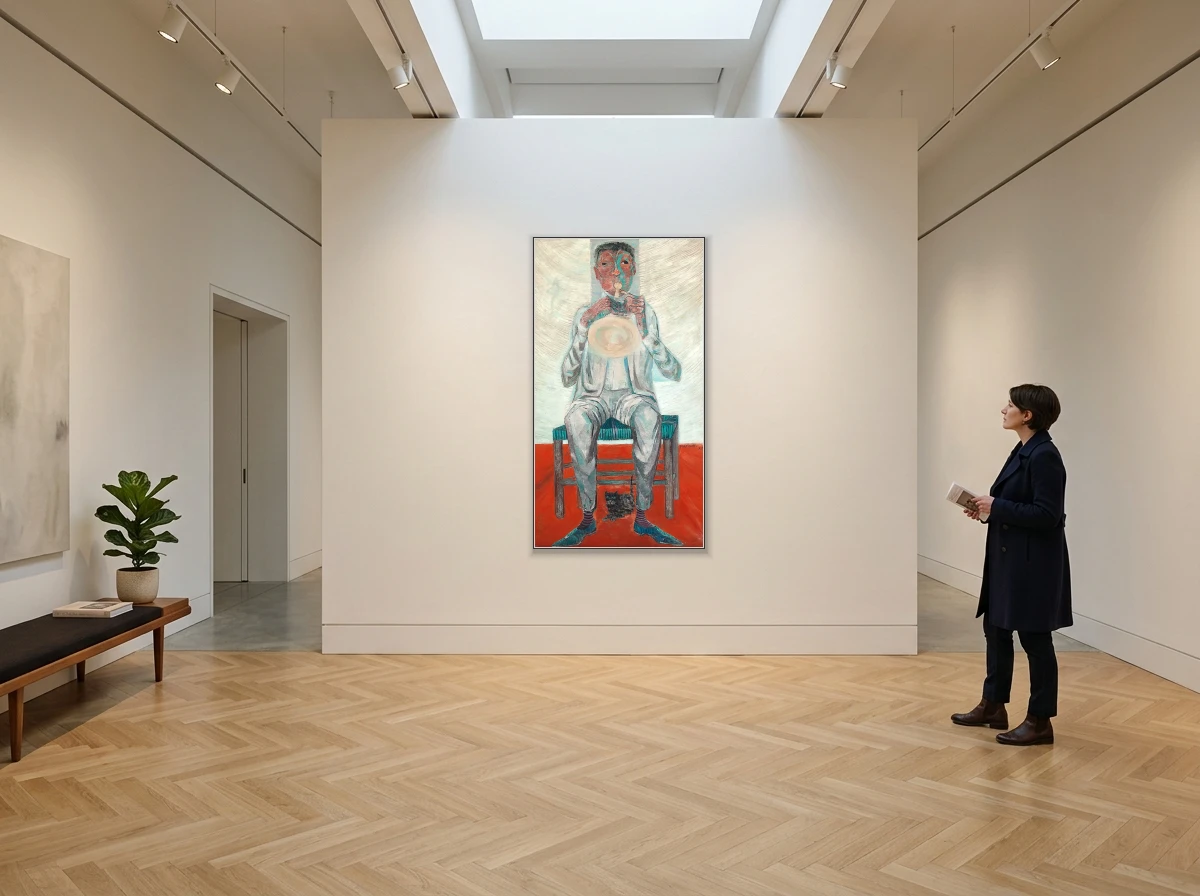 Candido Portinari - Pistonista no ambiente