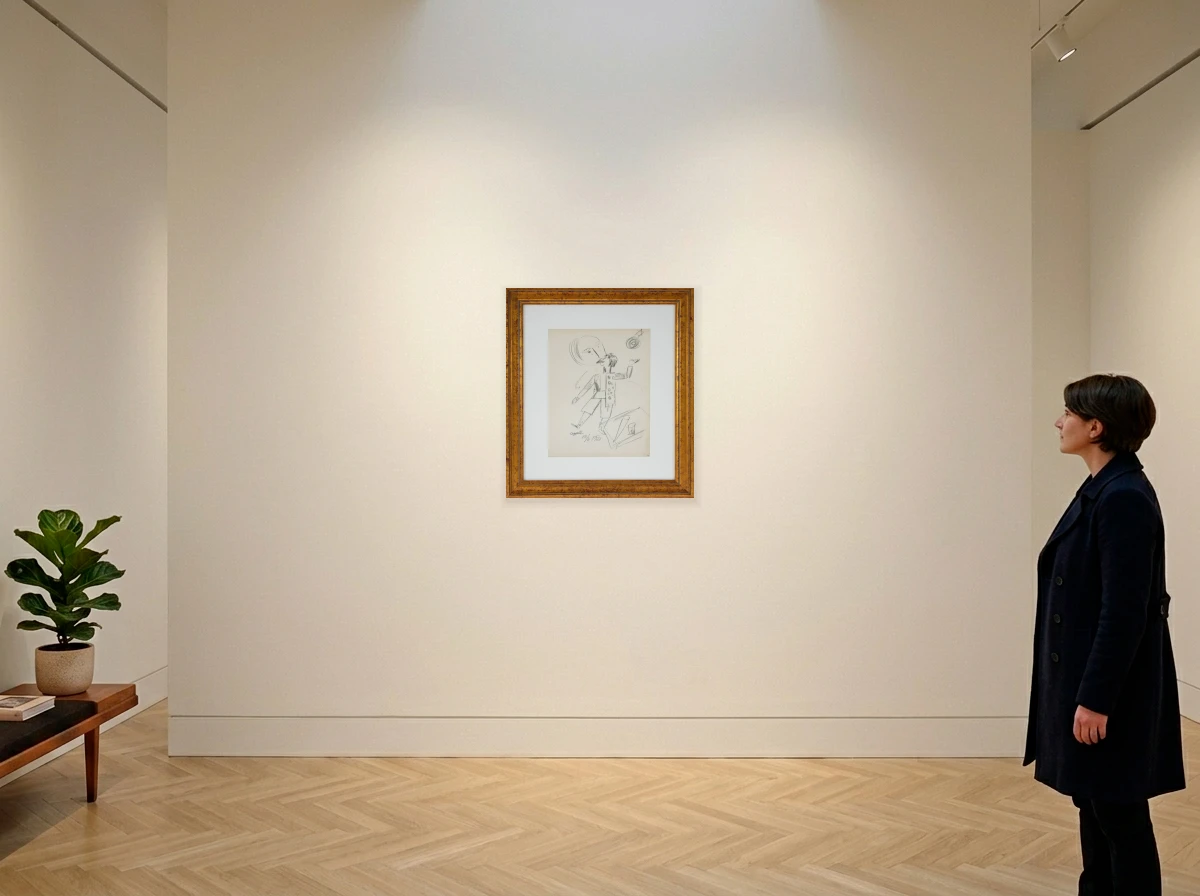 Lasar Segall - Untitled in room