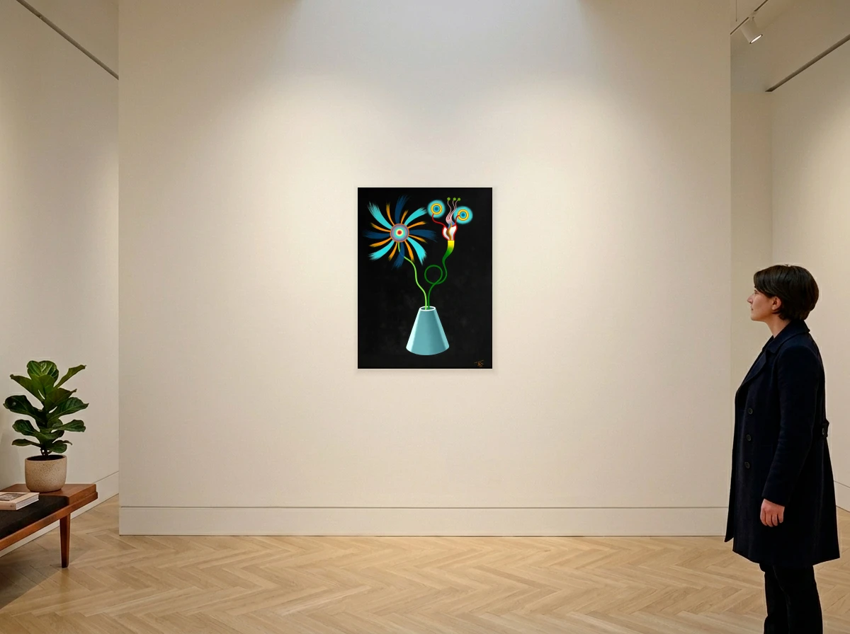 Roberto Magalhães - Martian Flowers in room