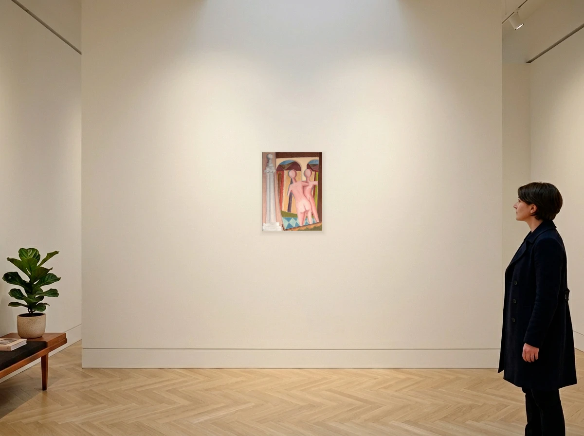 Tito de Alencastro - Naked Between Houses 2 in room