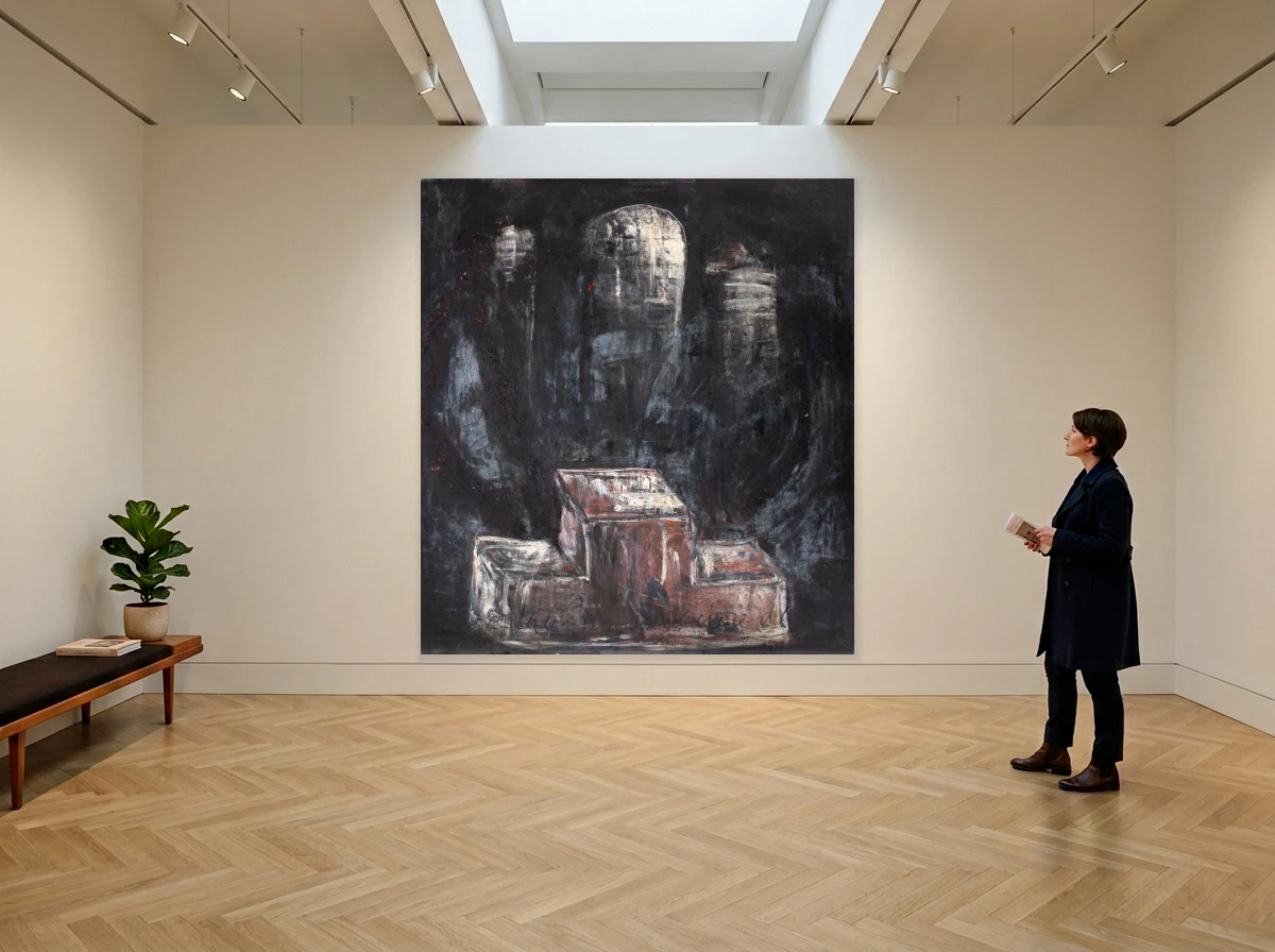 Daniel Senise - Untitled in room