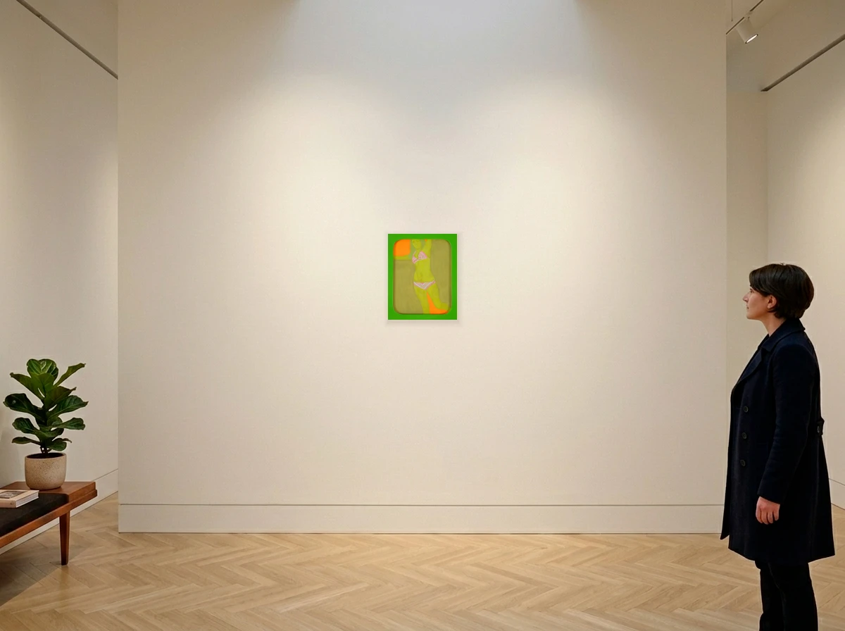 Glauco Rodrigues - Jogando Frescobol no ambiente