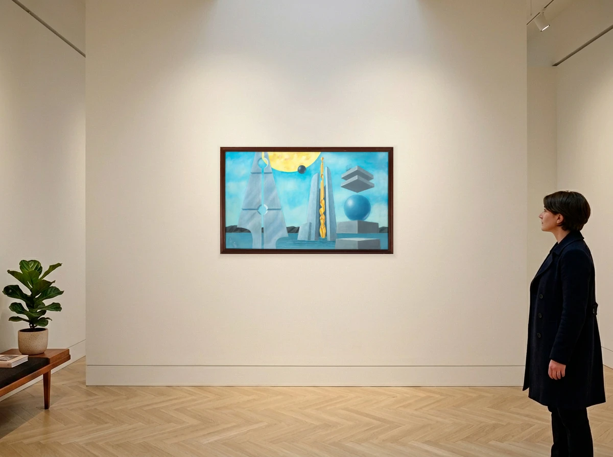 Walter Lewy - Untitled in room