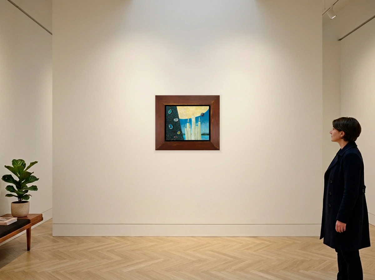 Walter Lewy - Surreal Landscape in room