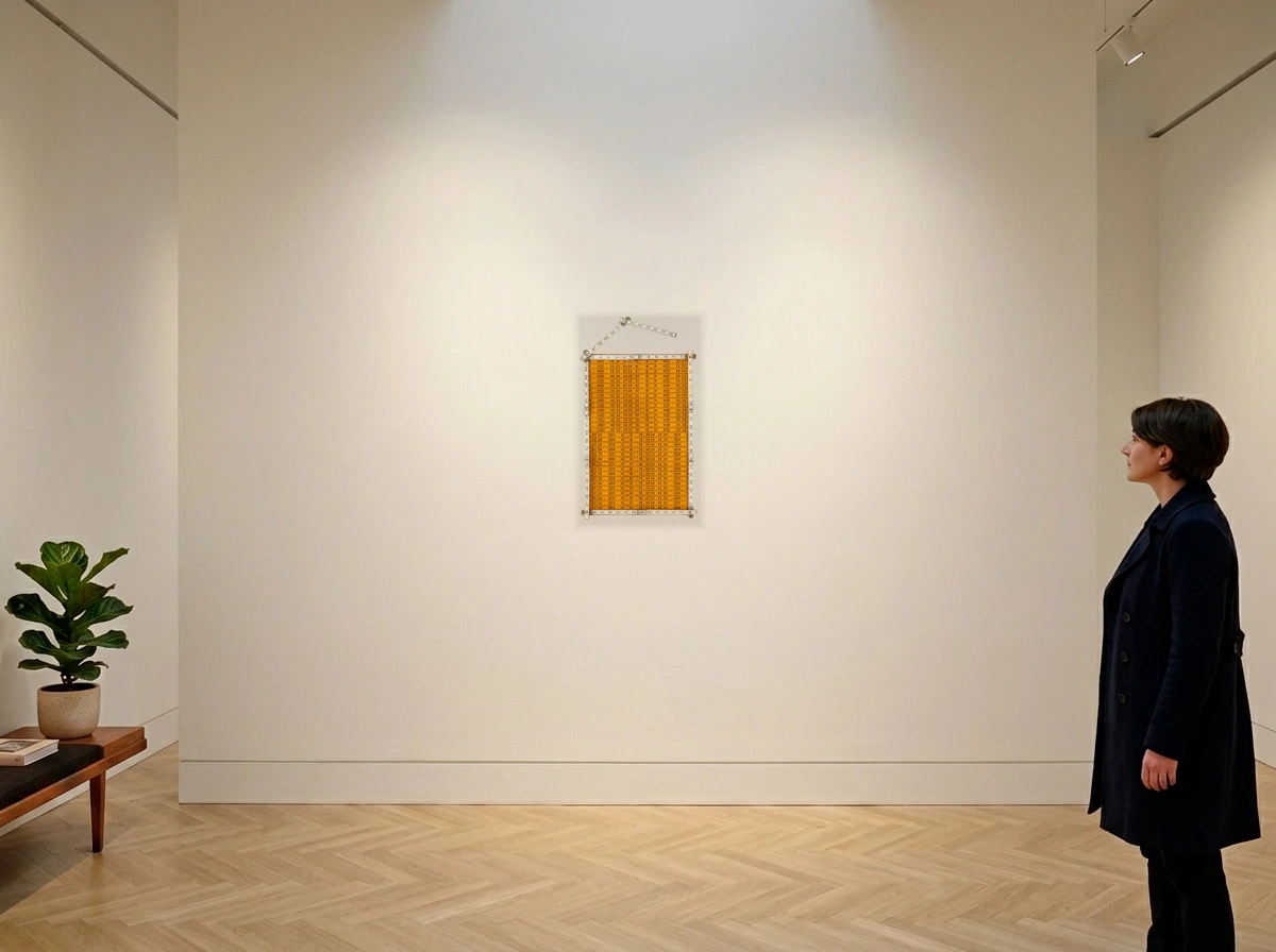 Cildo Meireles - Metros I no ambiente