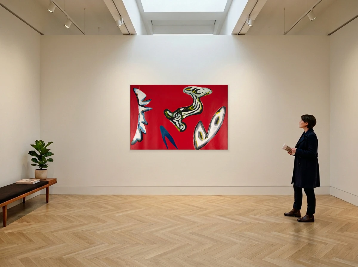 José Leonilson - Untitled in room
