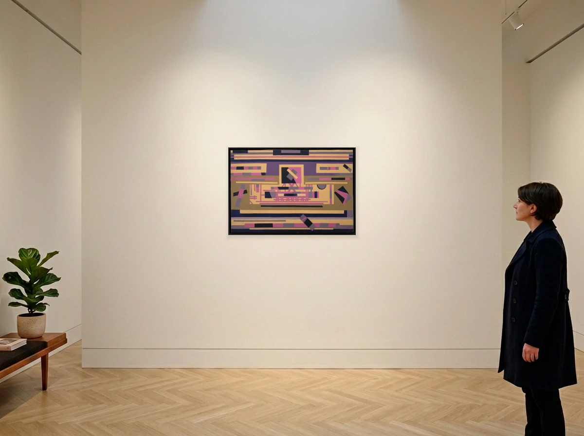 Niobe Xandó - Geometric Xxxiv in room