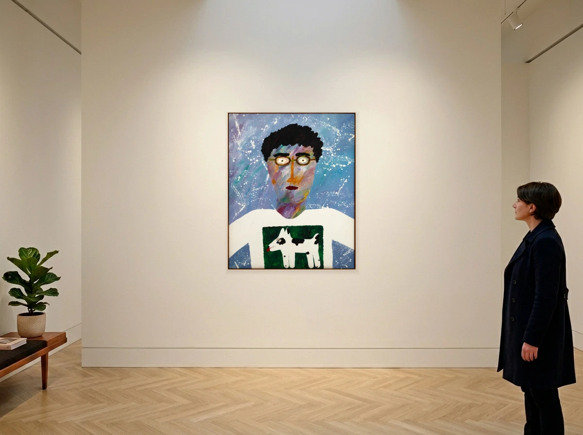 Angelo de Aquino - Autoretrato no ambiente