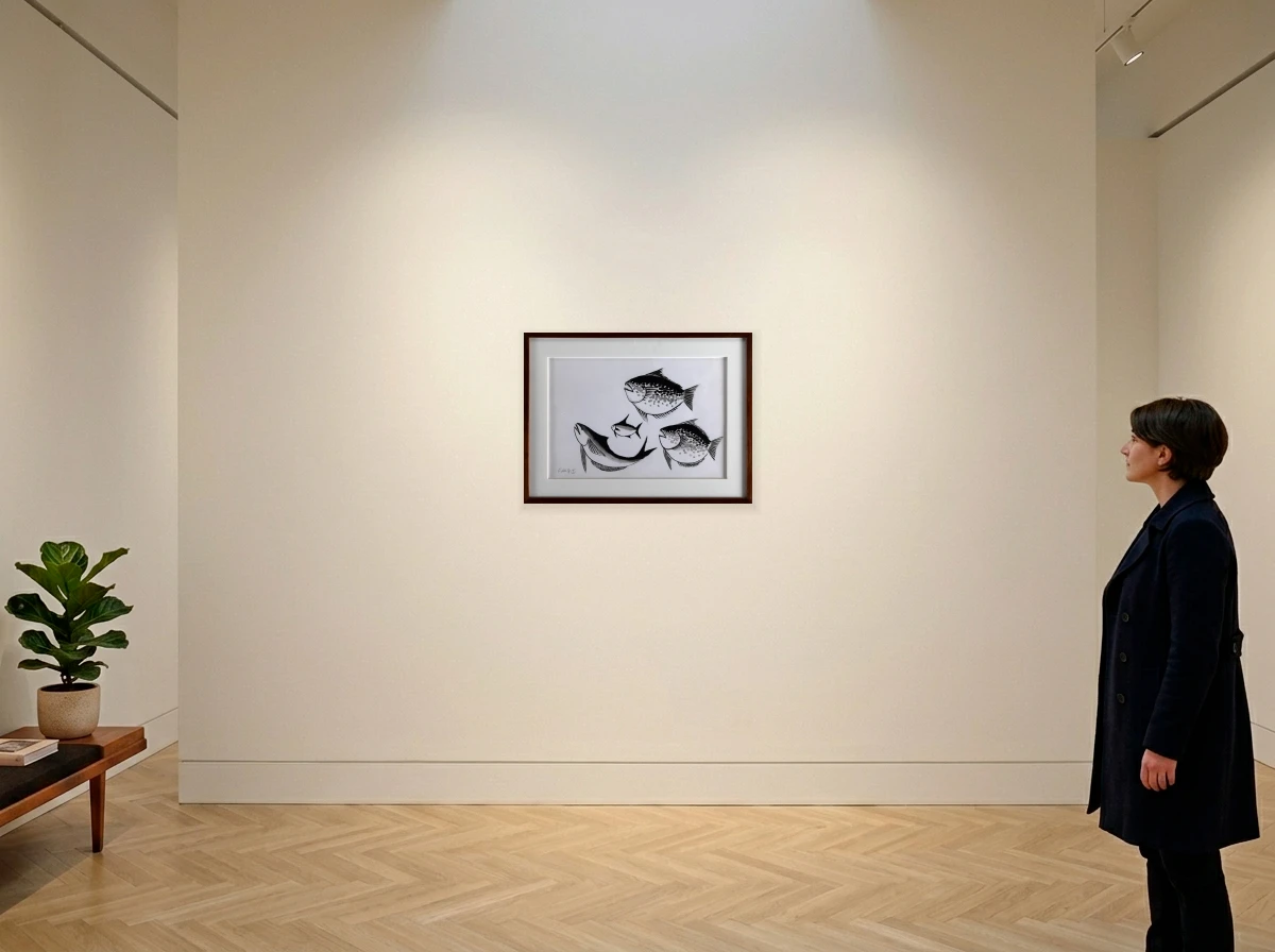 Chen Kong Fang - Pisces in room