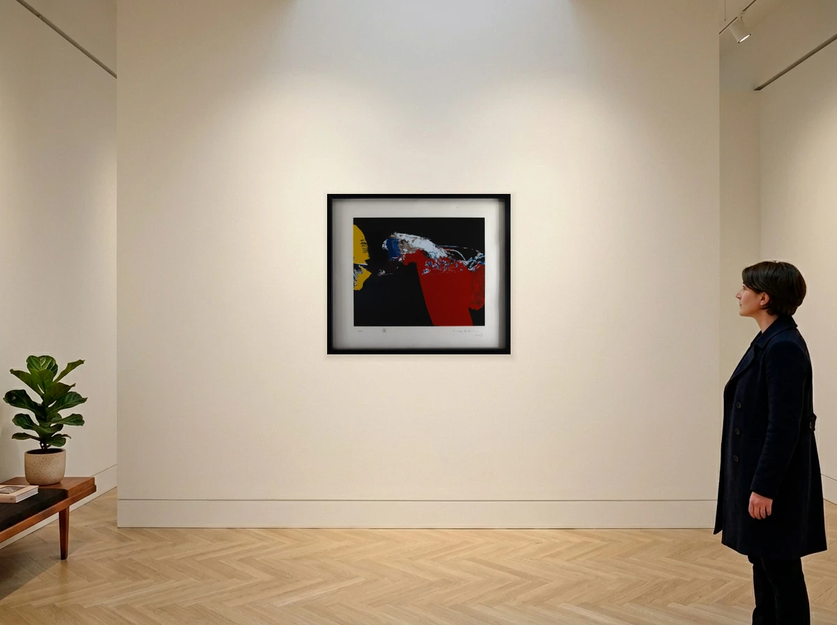 Manabu Mabe - Untitled in room