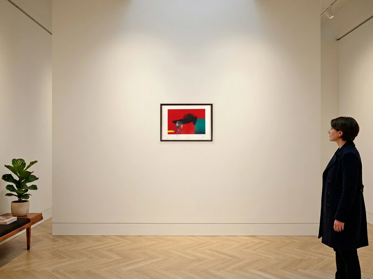 Manabu Mabe - Untitled in room