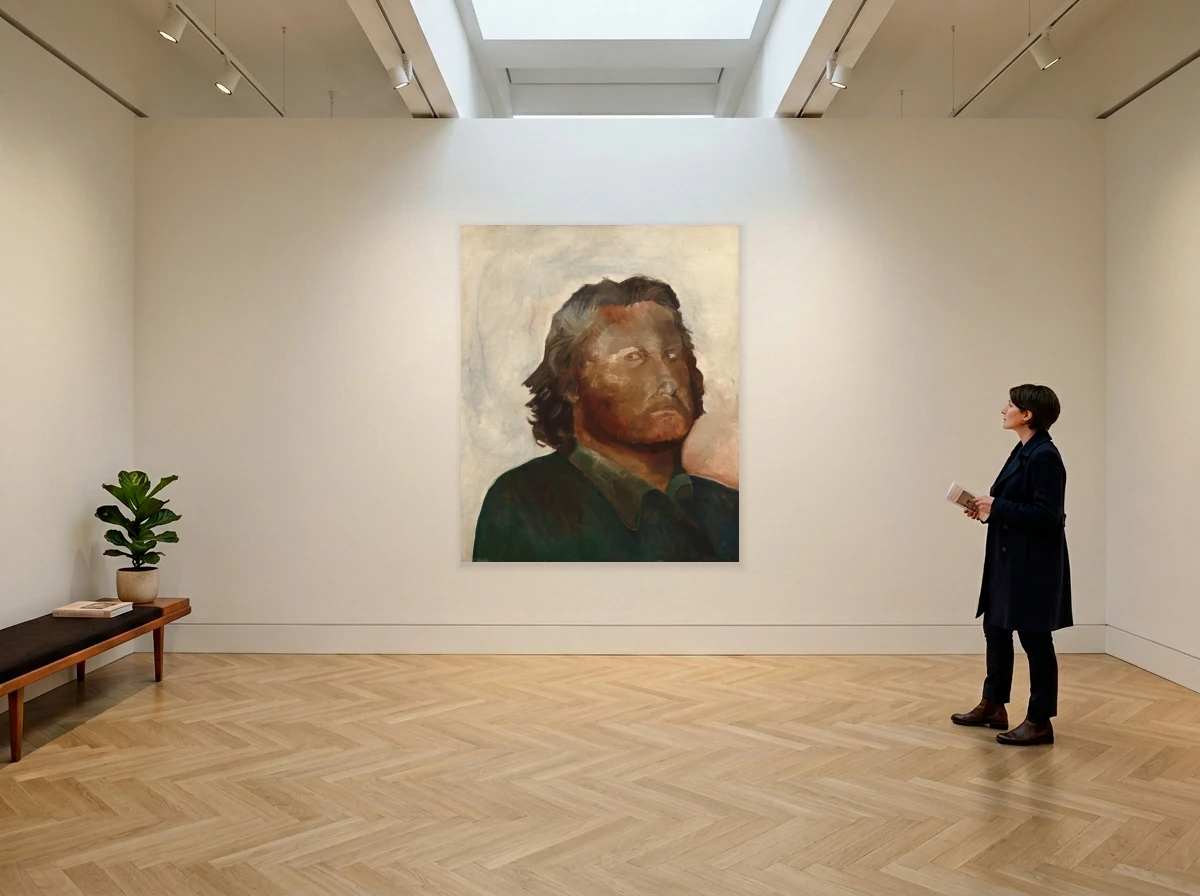 Marcello Nitsche - Man 7 (self-portrait) in room