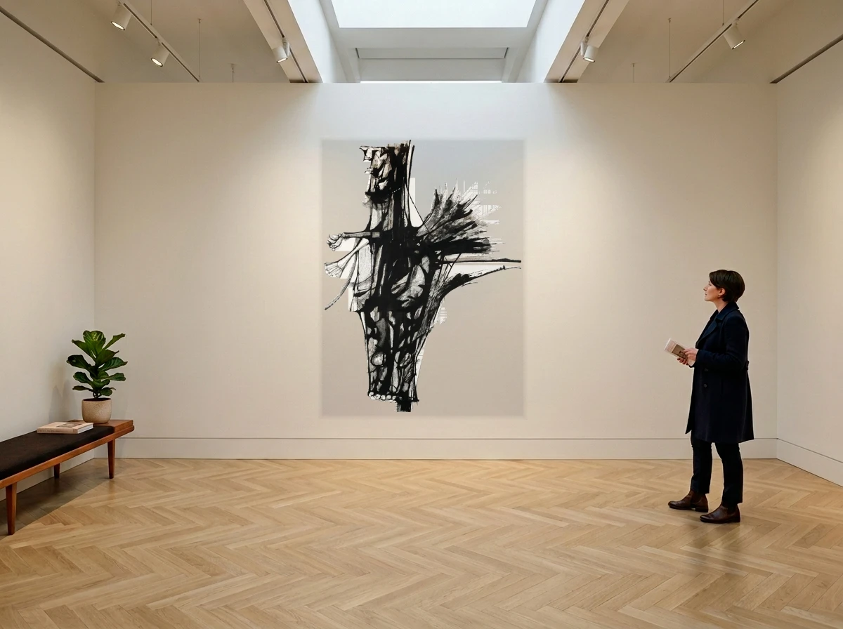 Aldemir Martins - Untitled in room