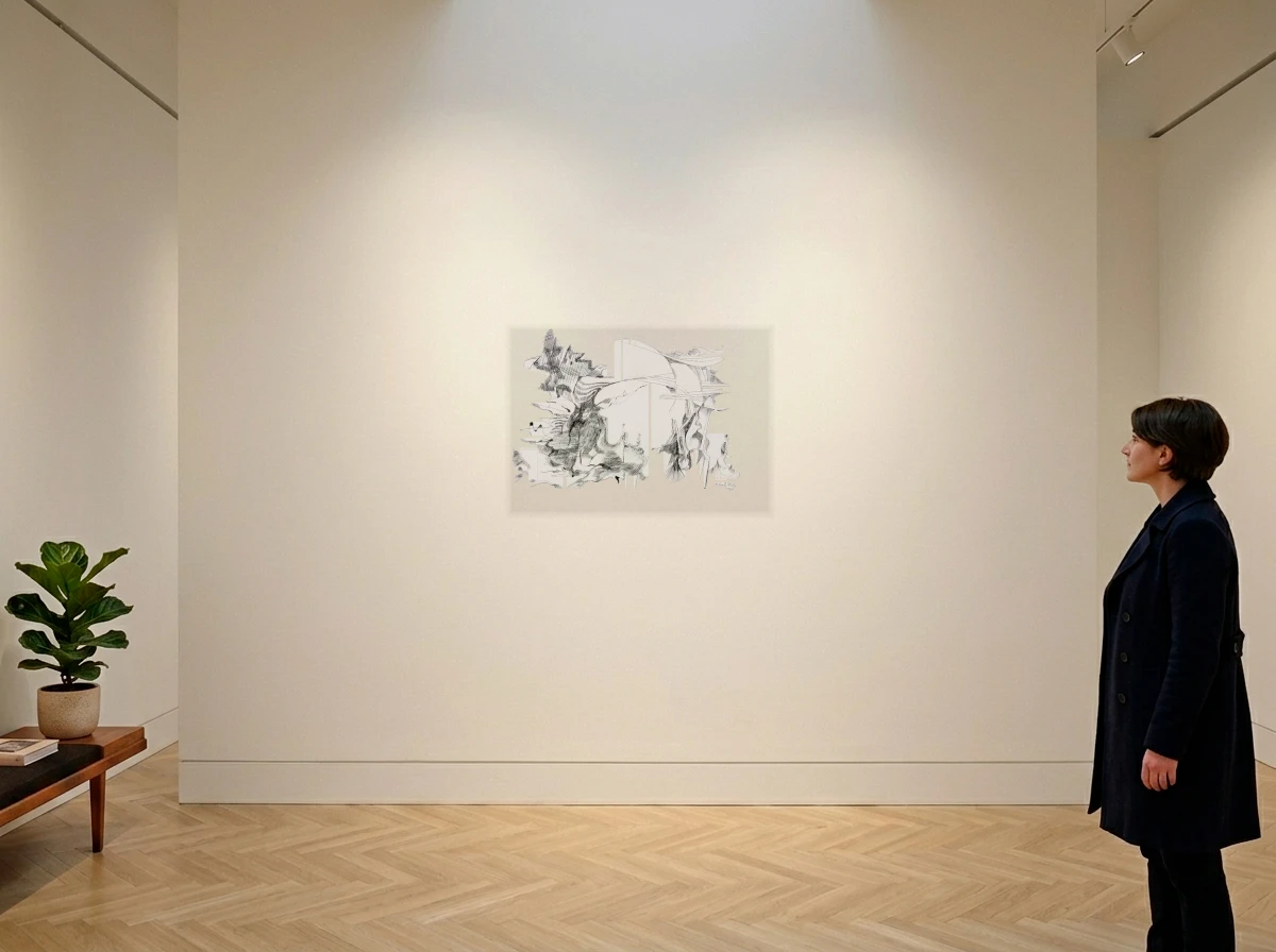 Burle Marx - Untitled in room