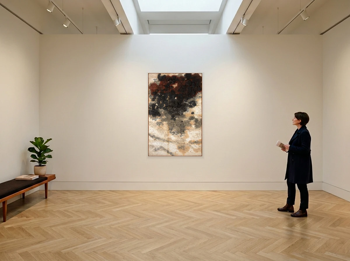 Frans Krajcberg - Pintura no ambiente