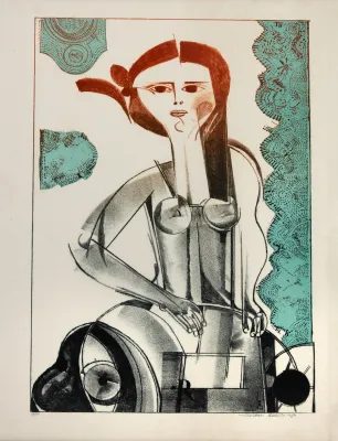 Aldemir Martins - Figura Feminina