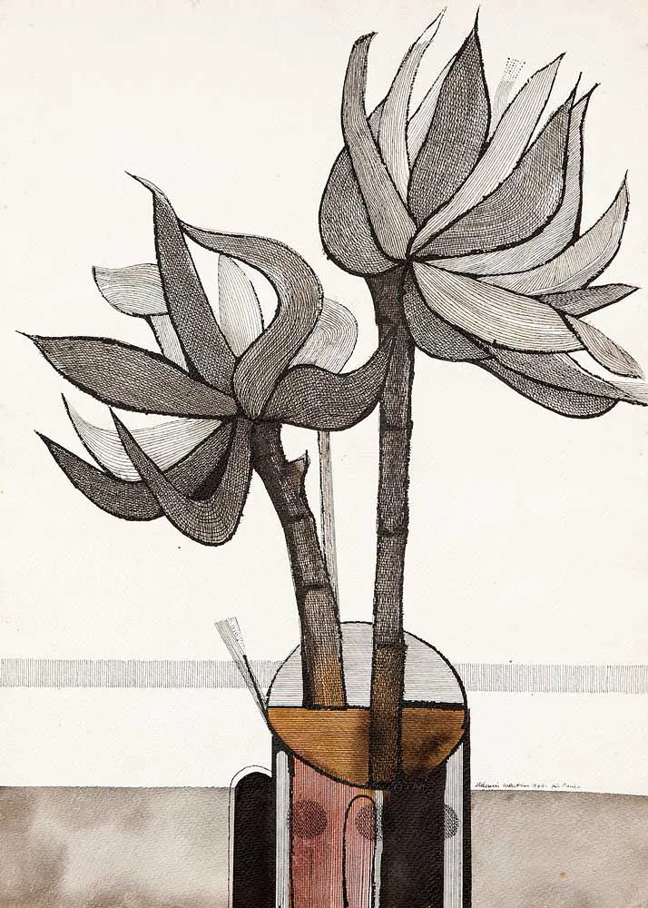 Aldemir Martins - Flor de Bambu