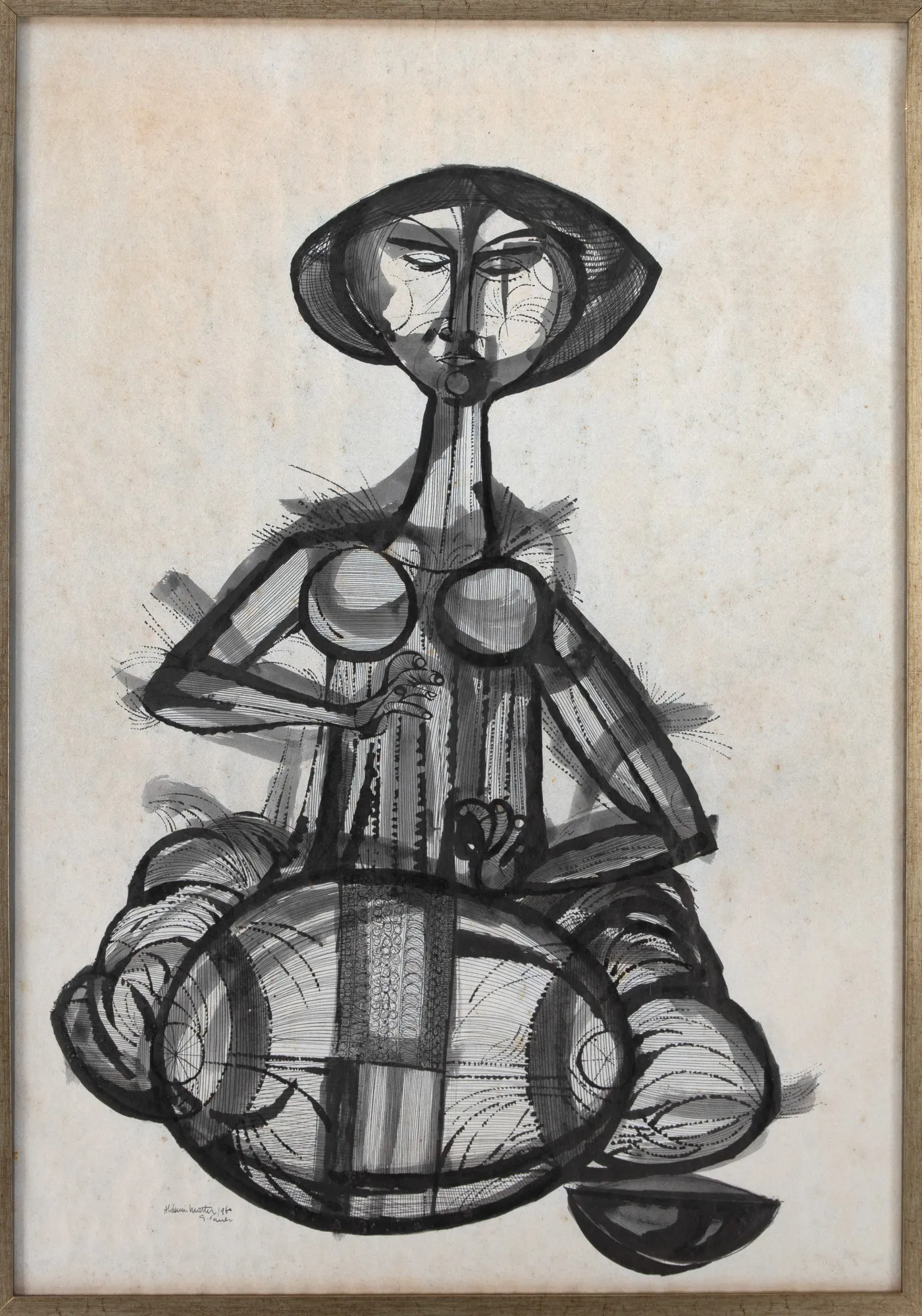 Aldemir Martins - Mulher Rendeira