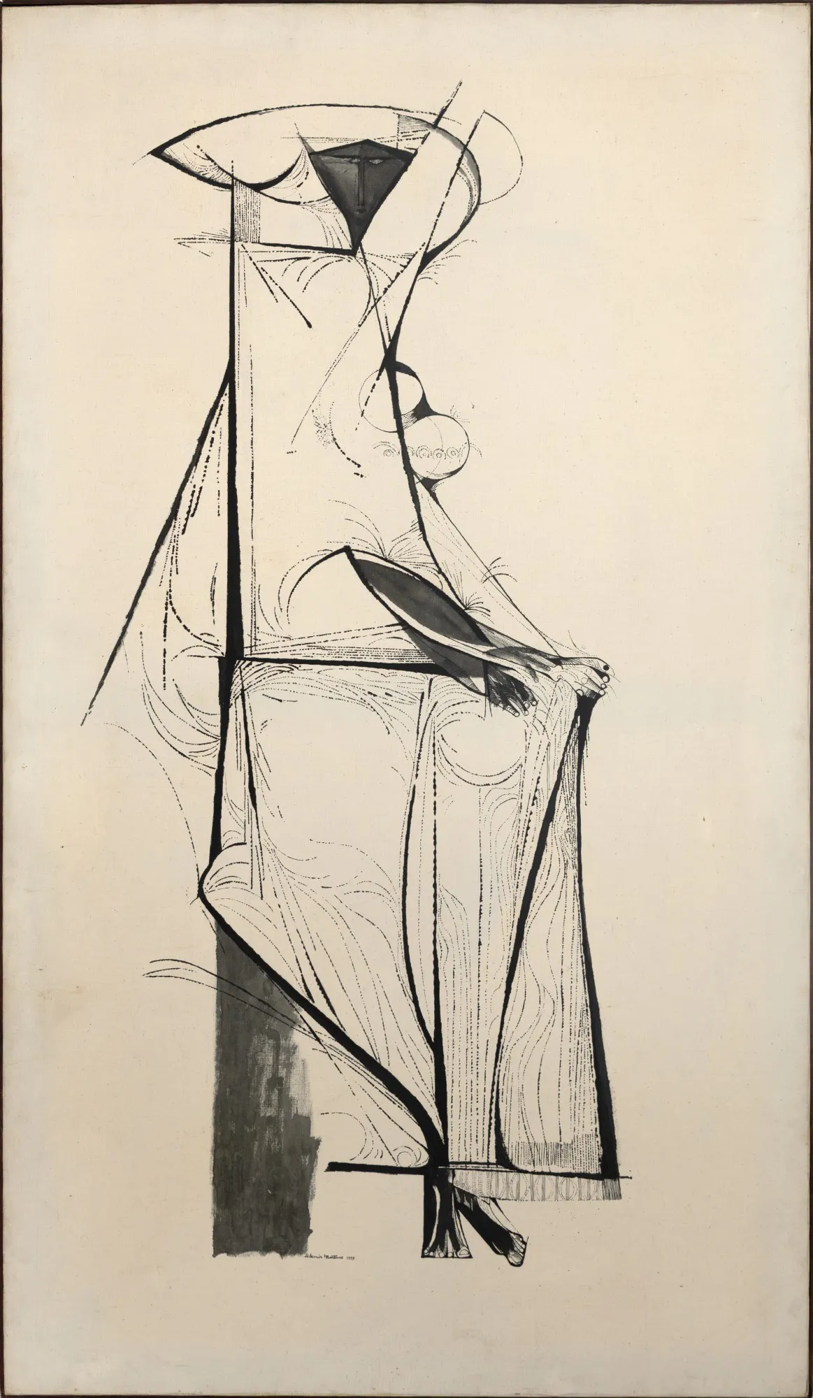 Aldemir Martins - Woman Sitting