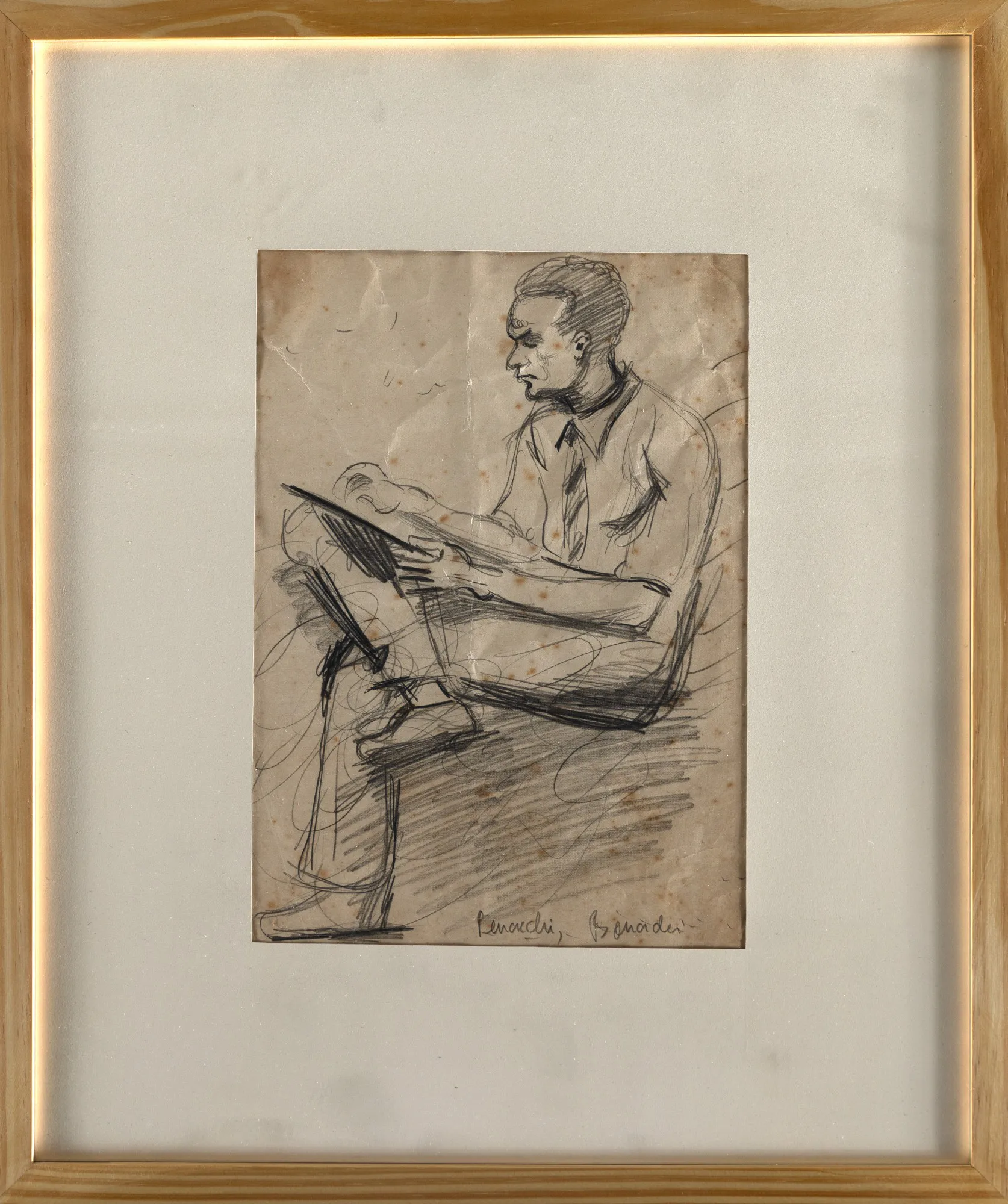 Aldo Bonadei - Portrait Of Fulvio Pennacchi