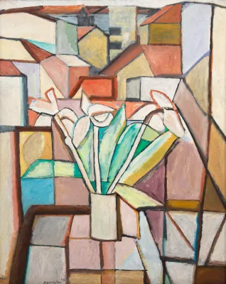 Aldo Bonadei - Vaso de Flores