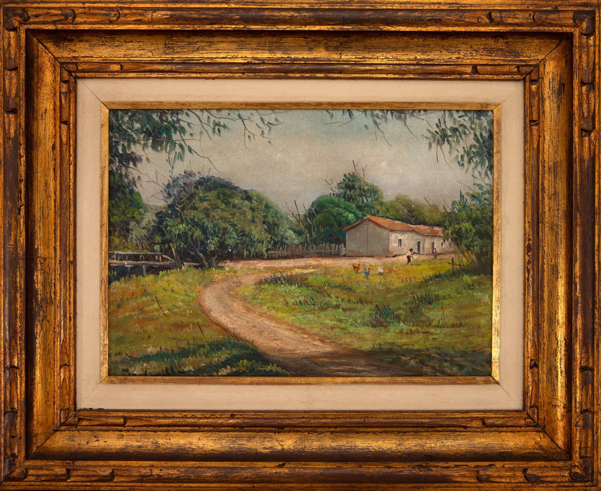 Aldo Cardarelli - Paisagem com Casebre e Figura