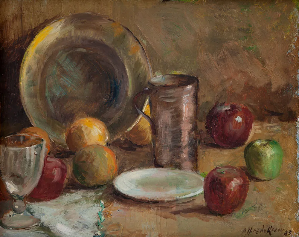 Alfredo Rocco - Prato, Frutas e Jarro