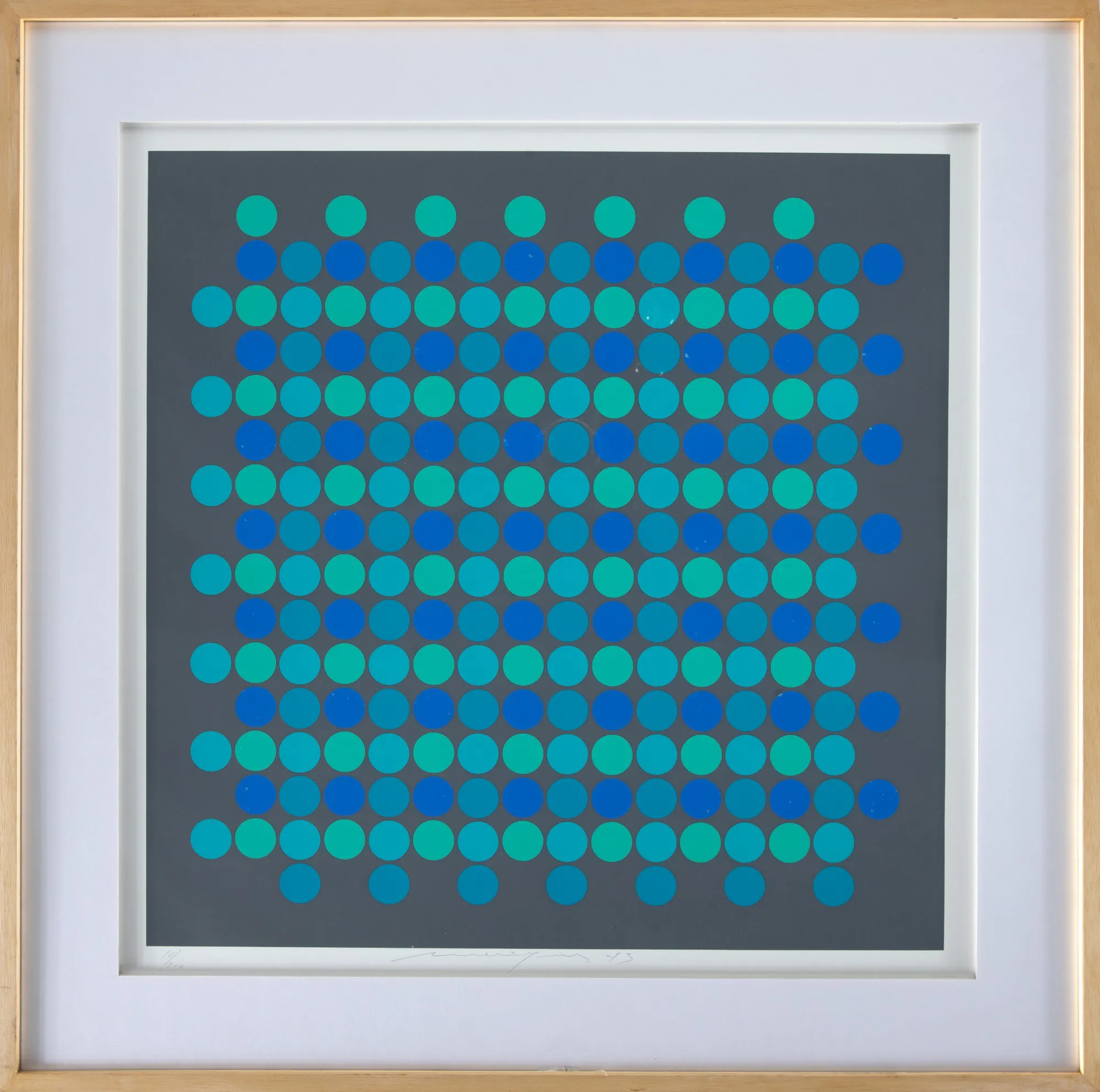 Almir Mavignier - Composição Azul