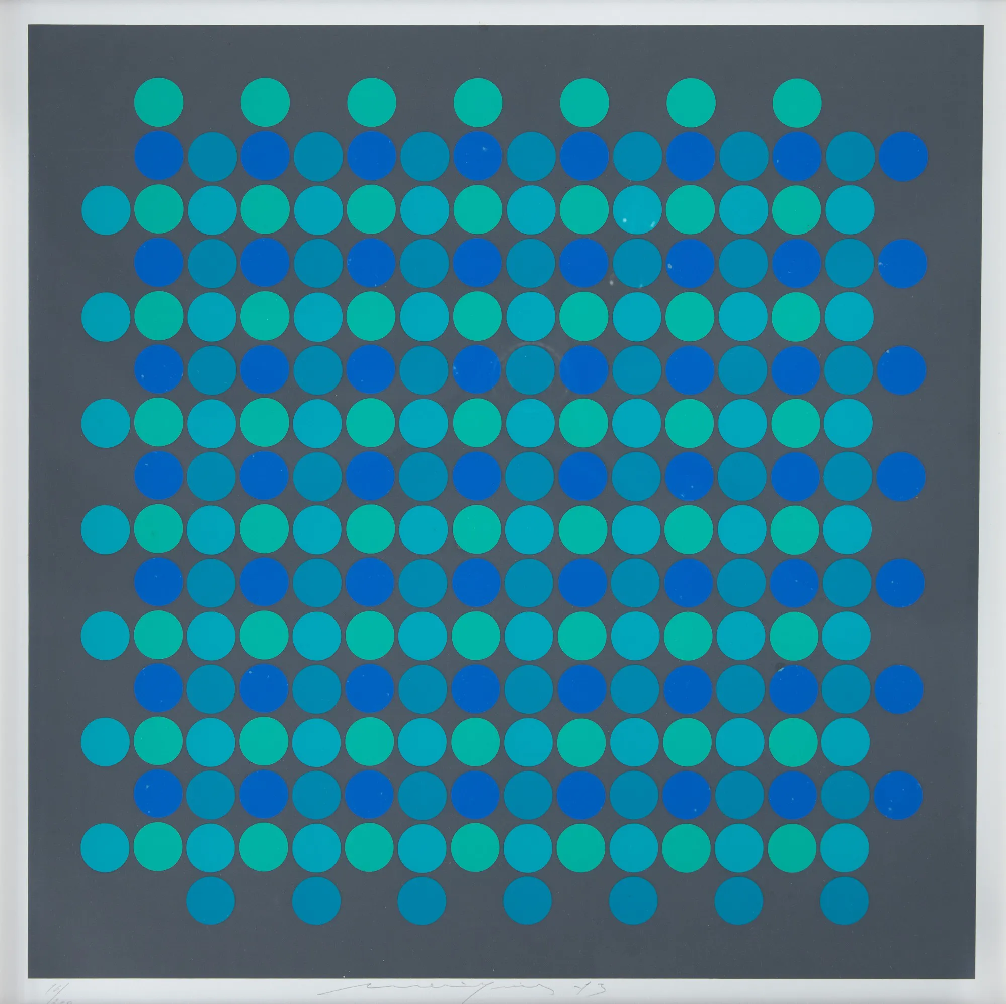 Almir Mavignier - Composição Azul