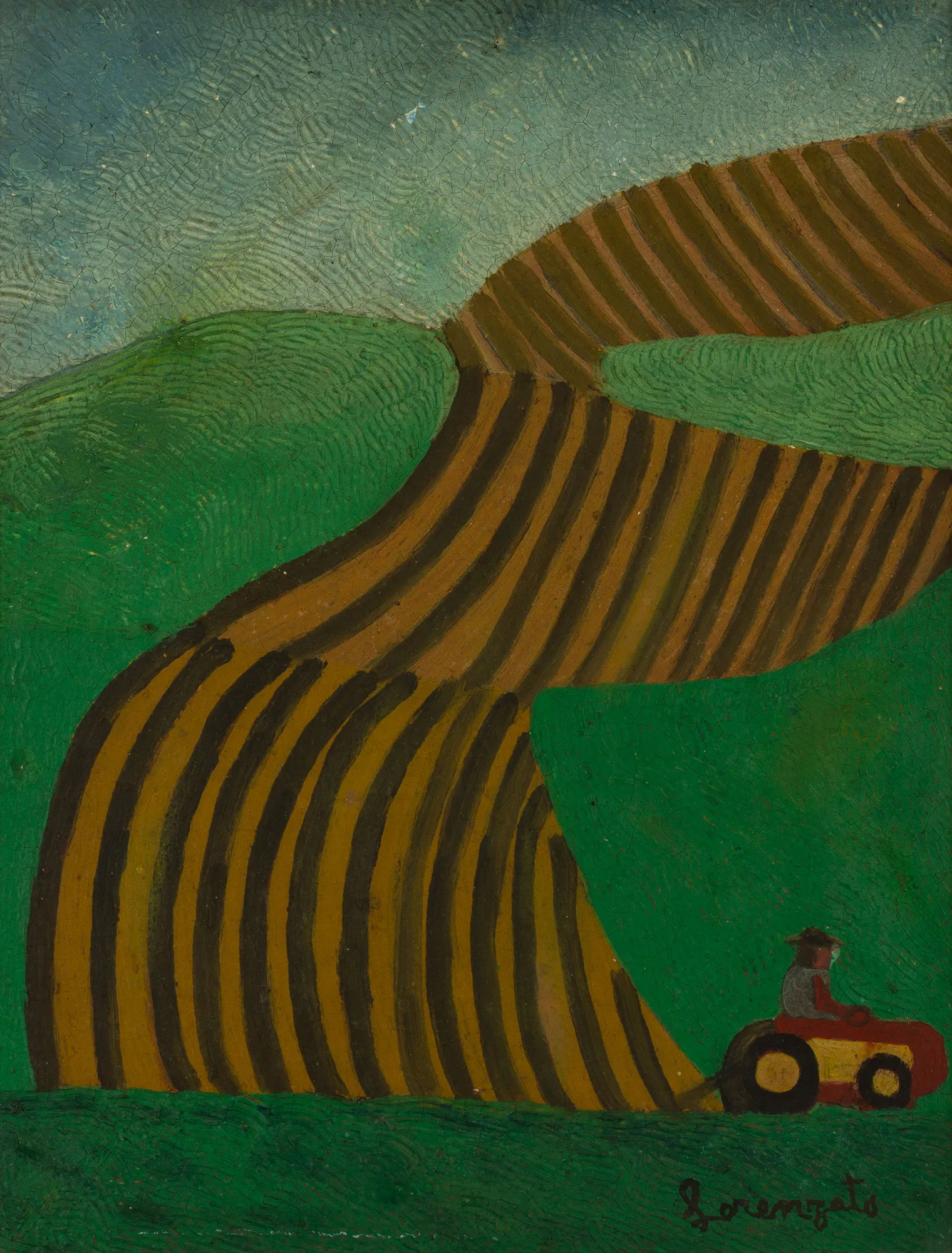 Amadeo Lorenzato - Arando a terra