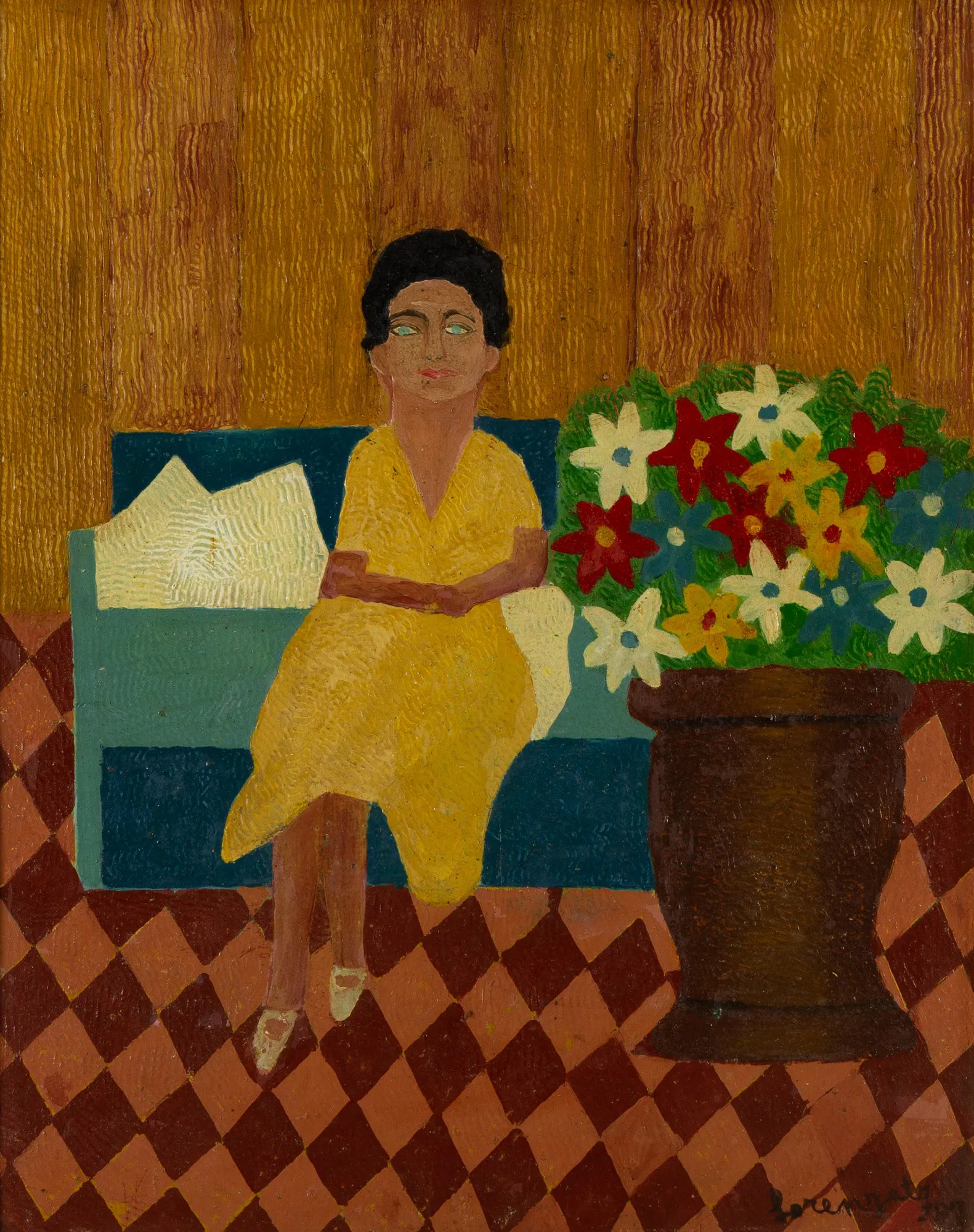 Amadeo Lorenzato - Emma na Sala de Estar