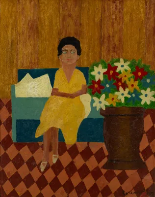 Amadeo Lorenzato - Emma na Sala de Estar