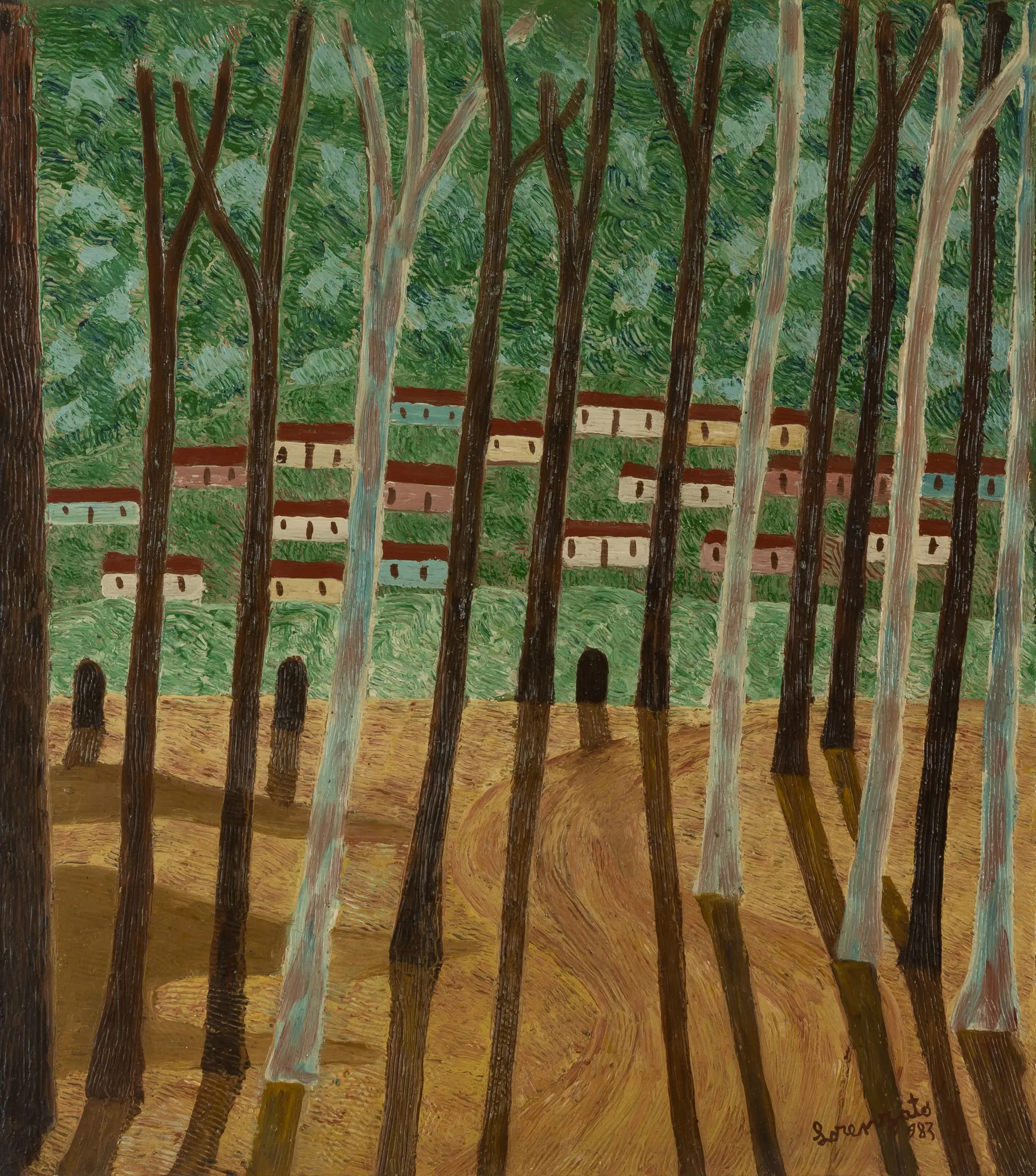 Amadeo Lorenzato - Floresta com Casario