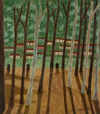 Amadeo Lorenzato - Floresta com Casario