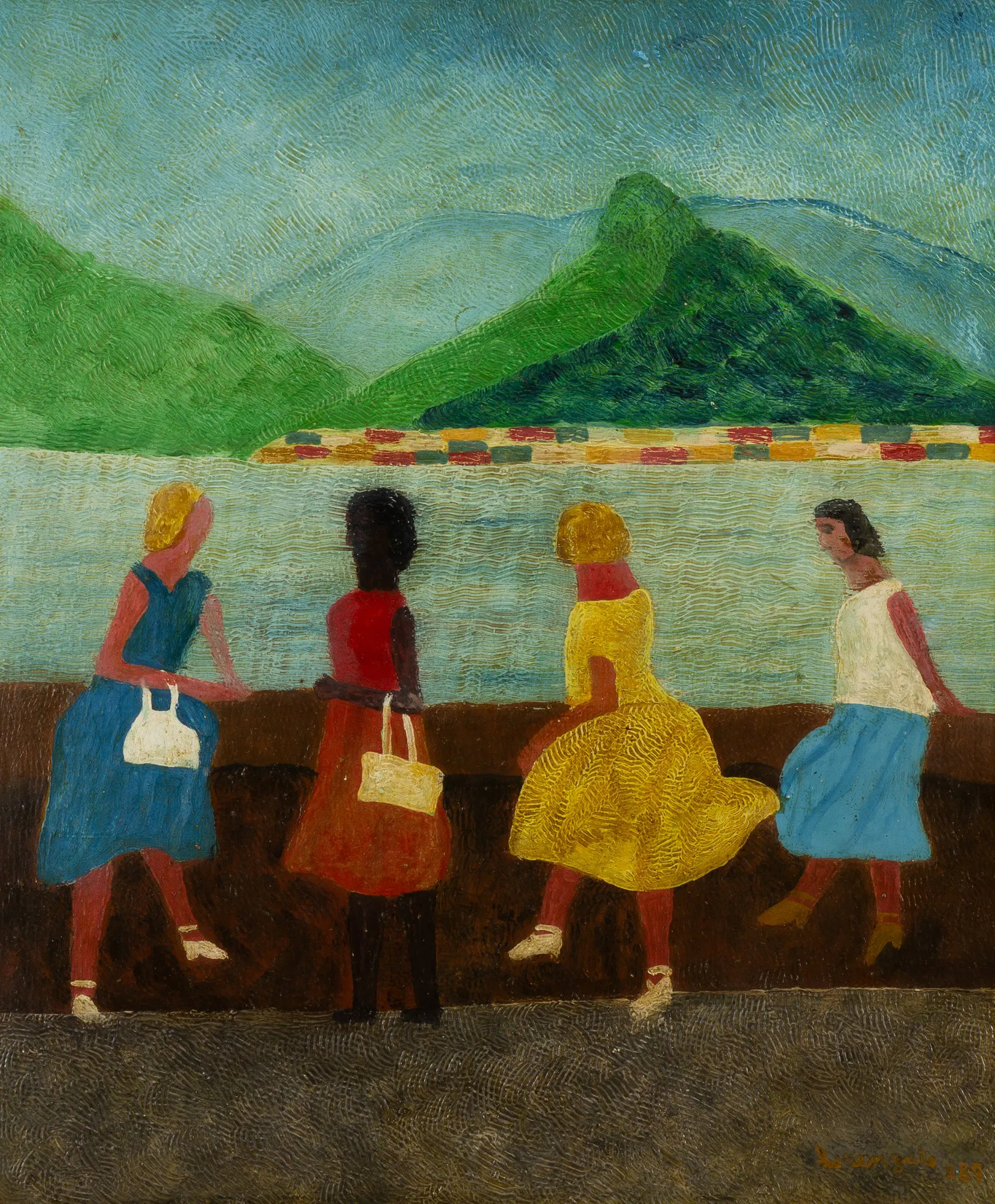 Amadeo Lorenzato - Modelos na Baía de Guanabara