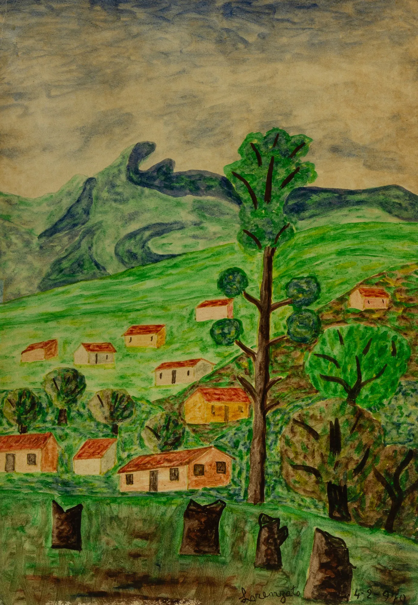 Amadeo Lorenzato - Paisagem Rural
