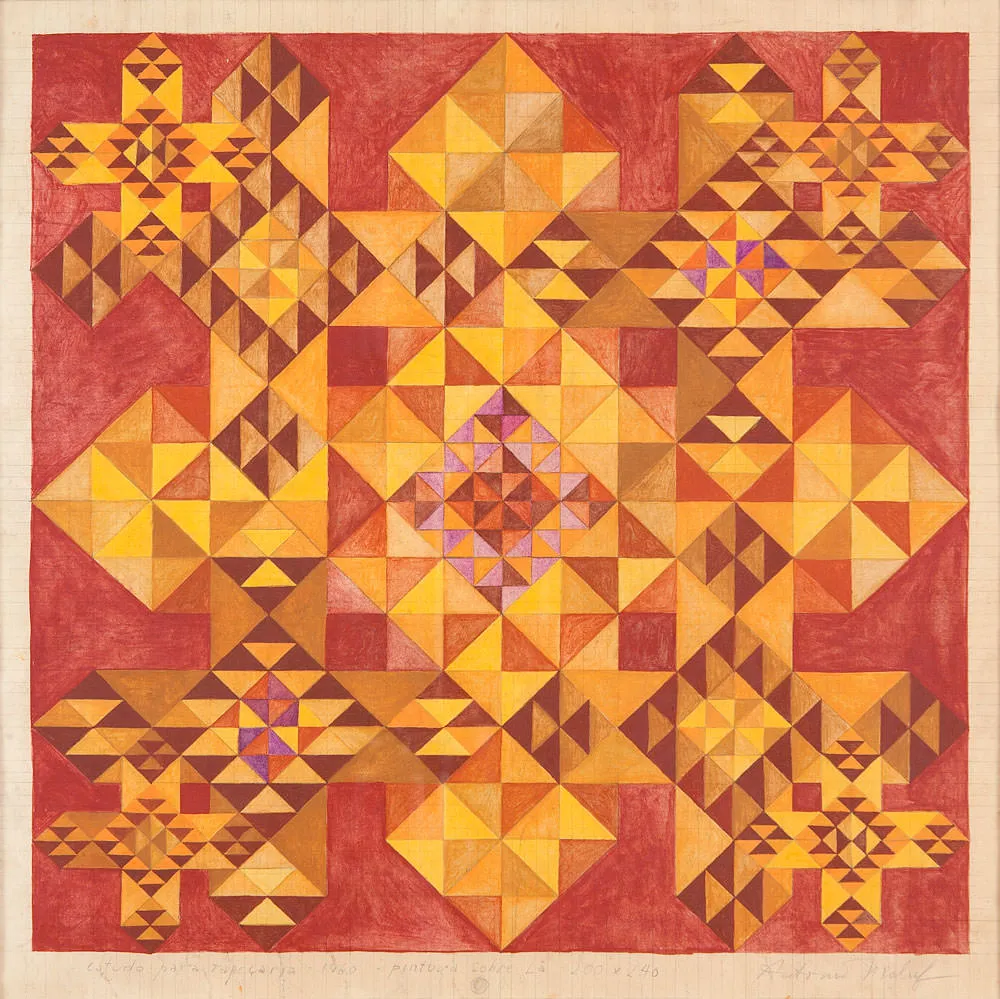 Antonio Maluf - Study For Tapestry