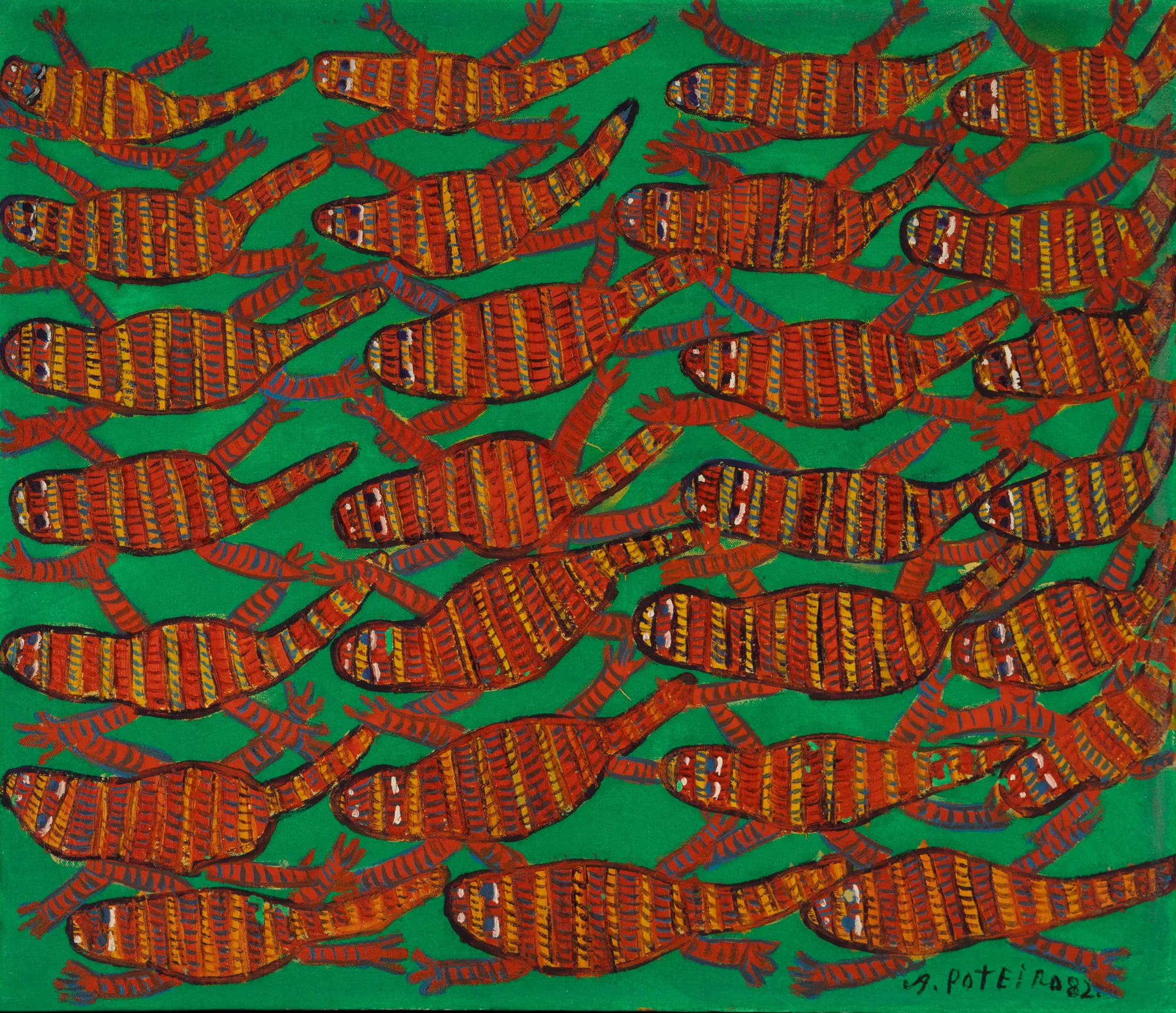 Antônio Poteiro - Jacarés na Ilha do Bananal