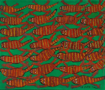 Antônio Poteiro - Jacarés na Ilha do Bananal