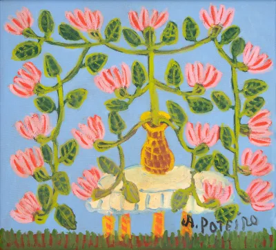 Antônio Poteiro - Vaso Com Flores