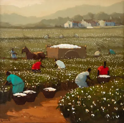 Armando Romanelli - Colheita de Algodão