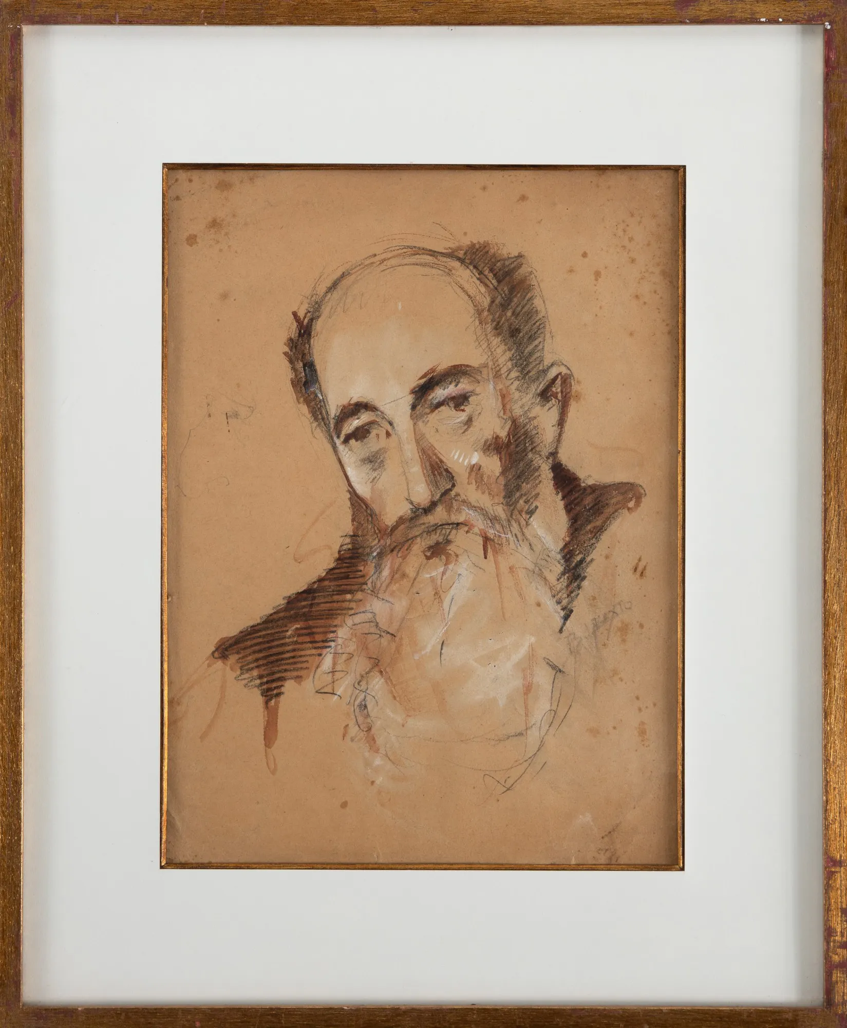 Benedito Calixto - Retrato de Velho e Barba