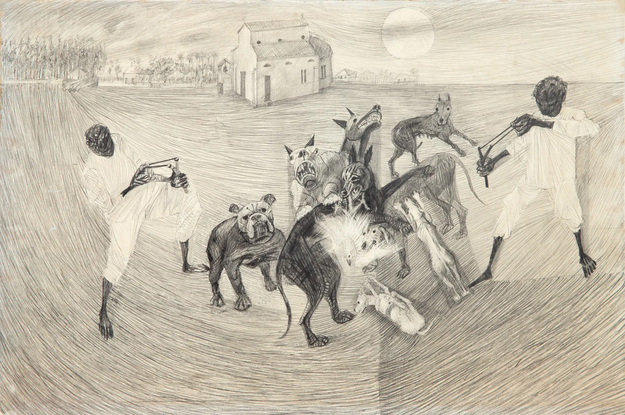 Candido Portinari - Brigas de Cachorros