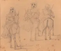 Candido Portinari - Três freiras montadas em burro