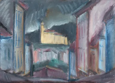 Carlos Bracher - Rua Onde Moro