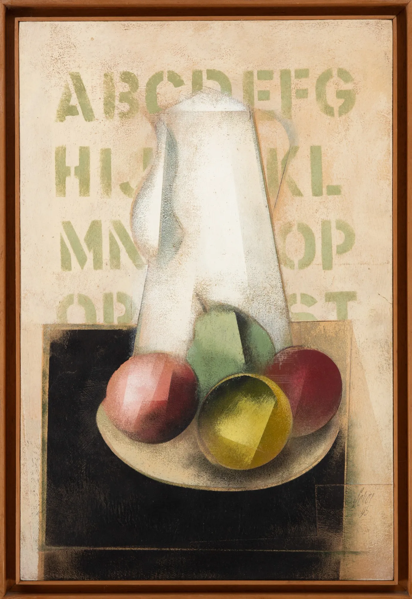 Carlos Scliar - Bule e Frutas