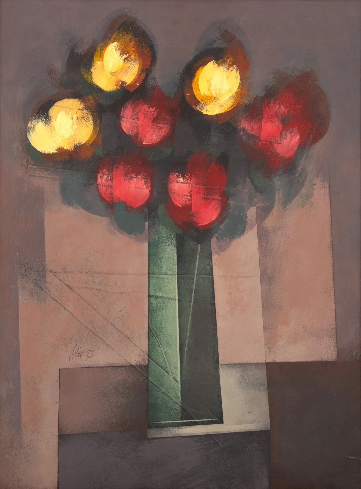Carlos Scliar - Flores